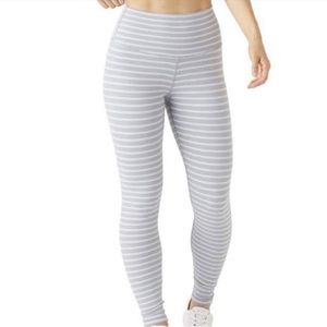 Glyder - Sultry Grey & White Stripe Leggings